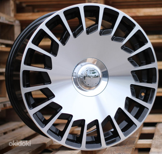 R20x9.5  5X112  ET  35  66.6  B1464  Black Polished+Powder Coating (MBPC)  For MER  (P)