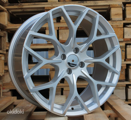 R18x8  4X100  ET  30  60.1  B1449  Machined Silver (MS)  For SMART  (K7)  ((AKC 55 Eur) HAXER Front+Rear)
