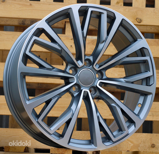 R20x9  5X112  ET  39  66.5  B1453  Grey Polished+Powder Coating (MGPC)  For AUD  (P2)
