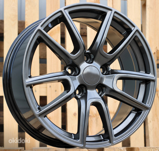 R18x8  5X127  ET  45  71.5  B1436  Hyper Black (HB)  For 4X4  (P)  ((For Jeep))