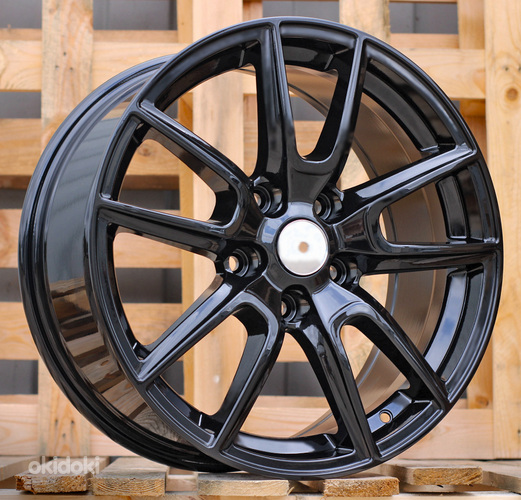 R18x8  5X127  ET  45  71.5  B1436  Black (BL)  For 4X4  (P)  ((For Jeep))