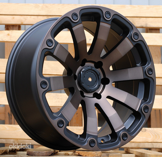 R20x9  6X139.7  ET  M12  110.1  B1442  Black Polished Matt (MBM)  For 4X4  (K3)  (WIth Cooper)