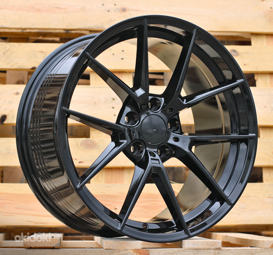 R18x8  5X120  ET  40  72.6  B1416  (FBX124)  Black (BL)  For BMW  (Z6)  (HYBRID FORGED)