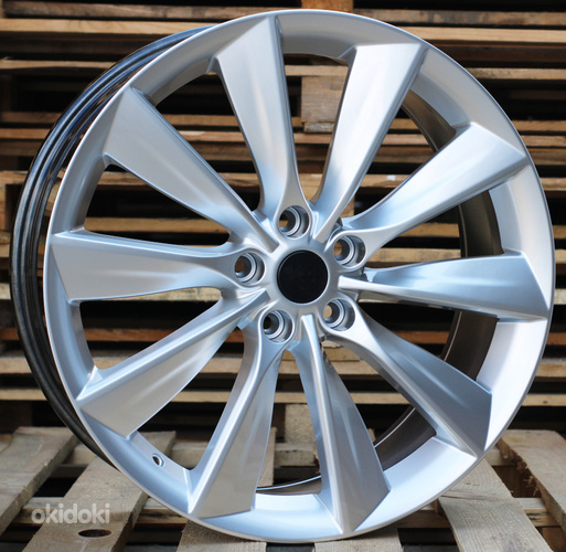 R21x9  5X120  ET  40  64.1  B1385  Hyper Silver (HS)  For RACIN  (K3)  (TESLA Front+Rear)