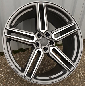 R20x10  5X120  ET  40  72.6  B1382  (HX015)  Grey Polished Half Matt (MGHM)  For HAXER  (K7)  ((AKC 110 Eur) Rear+Front) (1 foto / 1)
