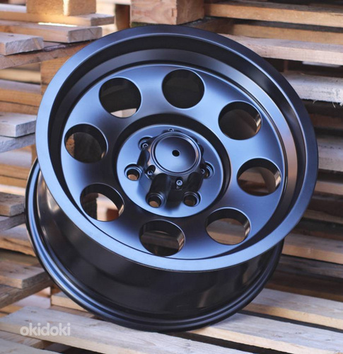 R16x8  6X114.3  ET  0  66.1  B1341  Black (BL)  For 4X4  (K3)  (Satin Black)