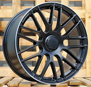 R20x8  5X112  ET  38  66.6  B1268  Black Matt+Polished Lip (BMPL)  For MER  (K3)  (Rear+Front) (1 foto / 1)