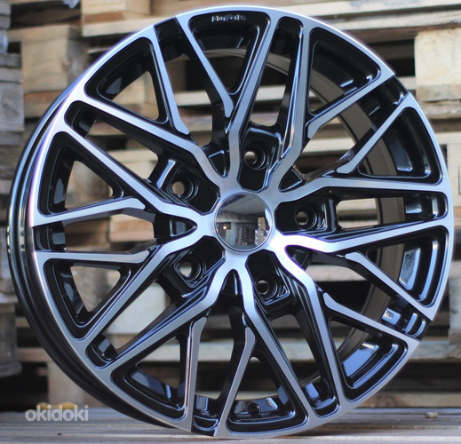 R18x8  5X160  ET  50  65.1  B1262  Black Polished (MB)  For FORD  (Z2+Z7)  (4x4 (max 1250 kg))
