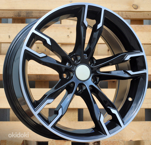 R18x8  5X112  ET  30  66.6  B1257  Black Polished (MB)  For BMW  (Z2)