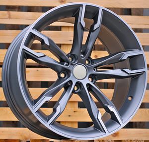R19x8.5  5X120  ET  30  72.6  B1257  Grey Polished Half Matt (MGHM)  For BMW  (K7)  (Rear+Front) (1 foto / 1)