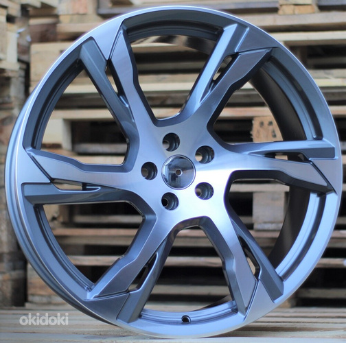 R19x8  5X108  ET  45  67.1  B1175  (FE118)  Grey Polished+Powder Coating (MGPC)  For VOLVO  (K4)