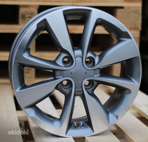 R15x6  4X100  ET  47  54.1  B1122  Grey Polished (MG)  For HYUND  (P)