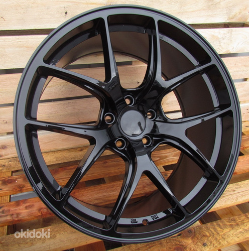 R19x8.5  5X120  ET  33  72.6  B1139  Black (BL)  For RACIN  ((Rear+Front) Style BBS)