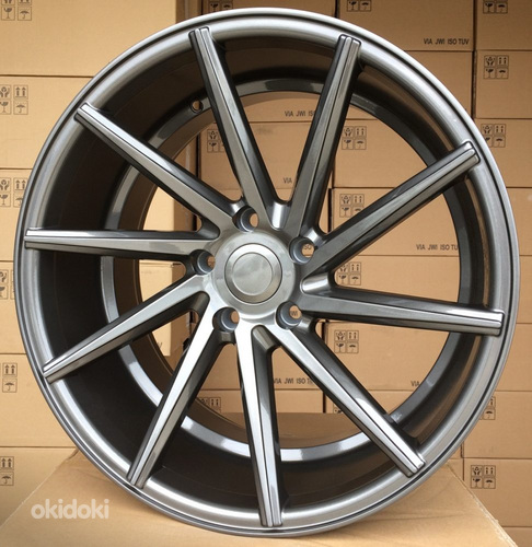 R20x8.5  5X120  ET  33  72.6  B1059  Grey (GR)  For RACIN  (K4)  ((AKC 100 Eur) Style Vossen)