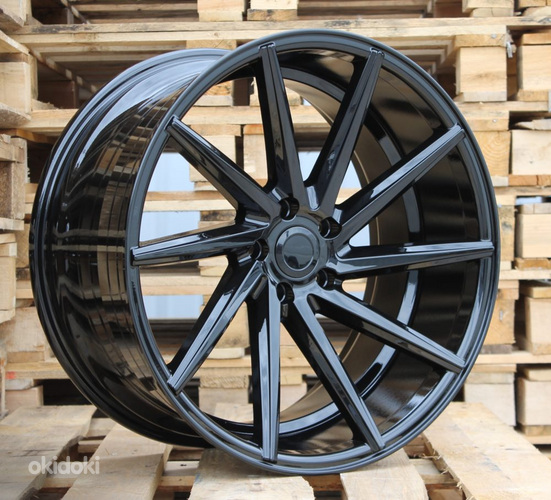 R20x8.5  5X112  ET  33  66.5  B1059  Black (BL)  For RACIN  (P)  (RIGHT SIDE (Style Vossen))