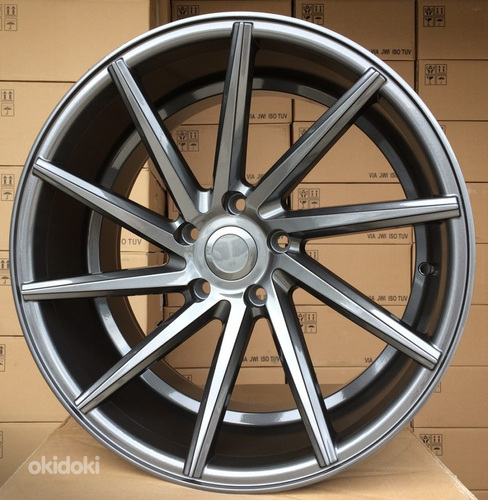 R18x8  5X112  ET  35  66.5  B1058  Grey (GR)  For RACIN  (P2+Z2)  (LEFT SIDE (Style Vossen))