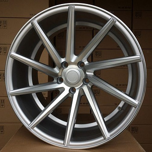 R18x8  5X100  ET  35  73.1  B1058  Polished Silver+Powder Coating (MSPC)  For RACIN  (P2)  (Left side) (1 foto / 1)