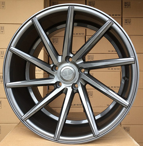 R17x8  5X112  ET  40  66.5  B1058  Grey (GR)  For RACIN  (P2)  ((Left side) Style Vossen) (1 foto / 1)