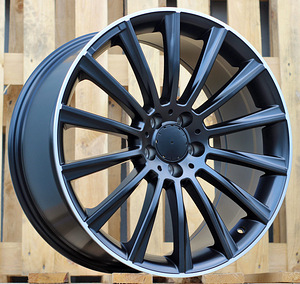 R19x9.5  5X112  ET  38  66.6  B1048  Black Half Matt+Polished Lip (BLHMPL)  For MER  (P2) (1 foto / 1)