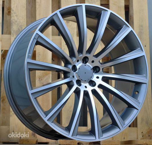 R18x9.5  5X112  ET  48  66.6  B1048  Grey Polished+Powder Coating (MGPC)  For MER  (P)
