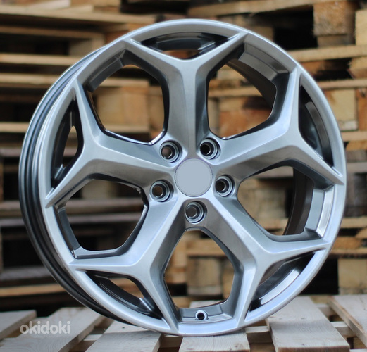 R18x8  5X108  ET  55  63.4  B0063  Hyper Black (HB)  For FORD  (P)