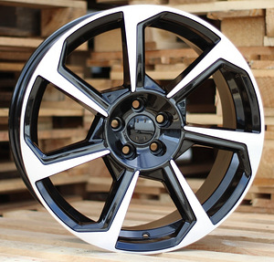 R17x7.5  5X100  ET  39  57.1  A7052  Black Polished (MB)  For AUD  (P) (1 foto / 1)