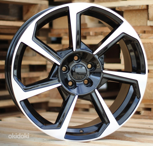 R17x7.5  5X100  ET  39  57.1  A7052  Black Polished (MB)  For AUD  (P)