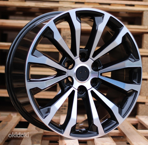 R17x7.5  6X139.7  ET  25  106.1  A6067  Black Polished (MB)  For 4X4  (P2)  (TOYOT)
