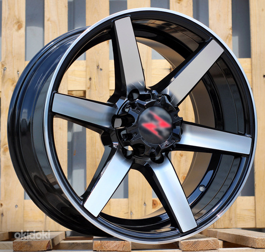 R18x9  6X139.7  ET  10  106.1  A6112  Black Polished (MB)  For 4X4  (K3)