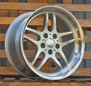 R18x9.5  5X120  ET  20  74.1  A5913  Silver+Polished Lip (SP)  For BMW  (P)  (Rear+Front) (1 foto / 1)