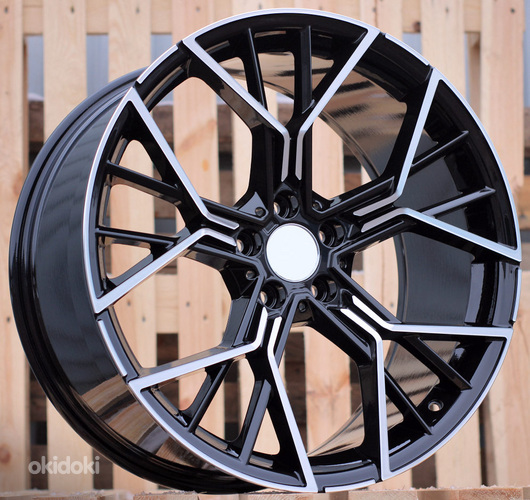 R20x9.5  5X112  ET  40  66.6  A5602  (BY1906)  Black Polished (MB)  For BMW  (Z3)  (Rear+Front)