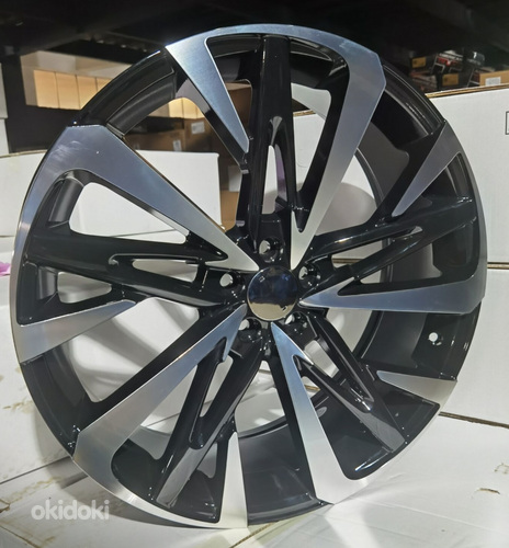 R20x7.5  5X114.3  ET  35  60.1  A5808  Black Polished Half Matt (MBHM)  For TOYOT  (K3)