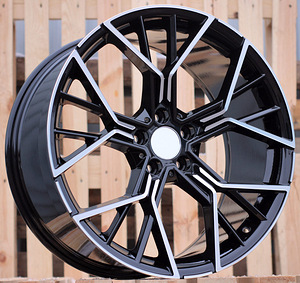 R19x9.5  5X120  ET  45  72.6  A5602  Black Polished (MB)  For BMW  (K3)  (Rear+Front) (1 foto / 1)