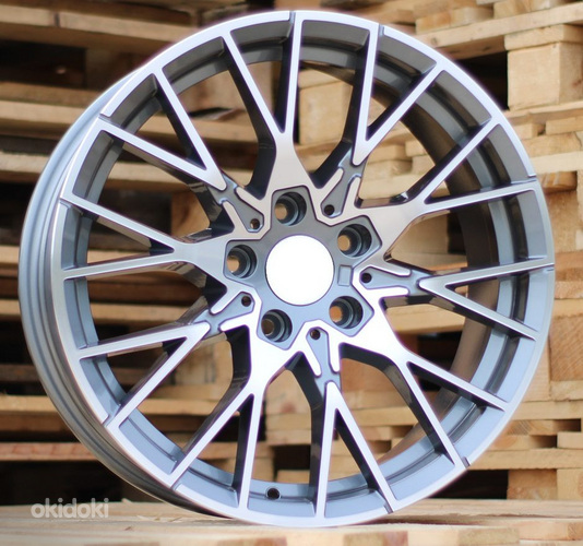 R18x9  5X120  ET  40  72.6  A5479  (BK5441)  Grey Polished+Powder Coating (MGPC)  For BMW  (P)  ())