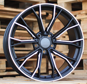 R20x8.5  5X120  ET  33  72.6  A5385  Black Half Matt (BLHM)  For BMW  (K7+P)  (Rear+Front Milling) (1 foto / 1)