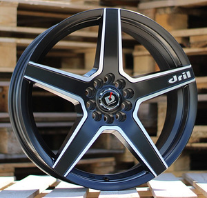 R18x8  10X105/114  ET  35  67.1  A5274  Black Polished Half Matt (MBHM)  For RACIN  (K7)  ((AKC 85 Eur)) (1 foto / 1)
