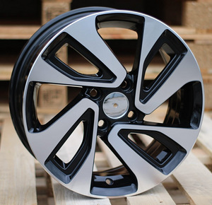 R15x6  4X100  ET  45  54.1  A422  Black Polished (MB)  For KIA  (P) (1 foto / 1)