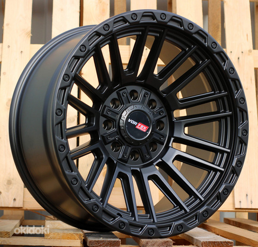 R20x9.5  6X139.7  ET  1  106.1  A1892  Black Half Matt (BLHM)  For 4X4  (P)