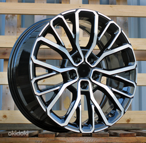 R20x8.5  5X127  ET  50  71.5  A1448  Black Polished (MB)  For JEEP  (P)