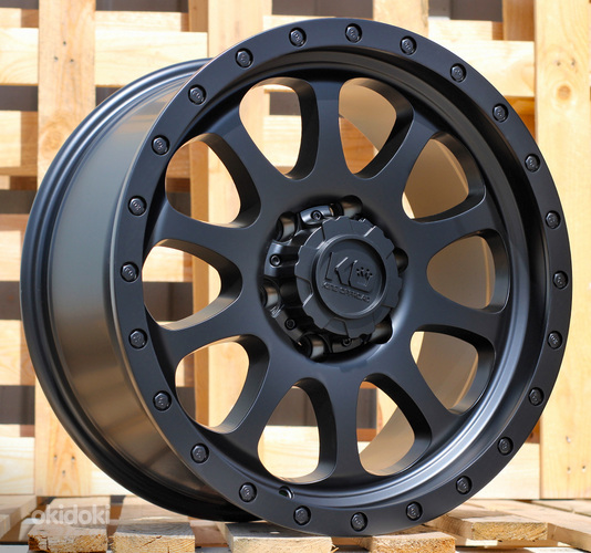 R18x9  6X139.7  ET  30  108.1  A1852  Black Half Matt (BLHM)  For 4X4  (K3)