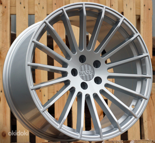 R20x9.5  5X112  ET  37  66.6  A1227  (HX010)  Silver Shining (SS)  For HAXER  (K7+P)  (Rear+Front)