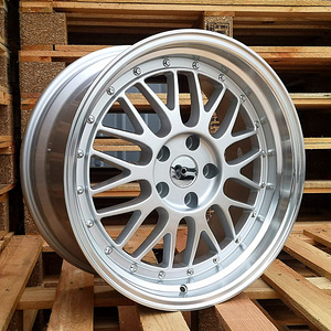 R18x8  5X120  ET  35  72.6  A1025  Silver Shining (SS)  For RACIN  (P)  (Rear+Front Style BBS) (1 foto / 1)