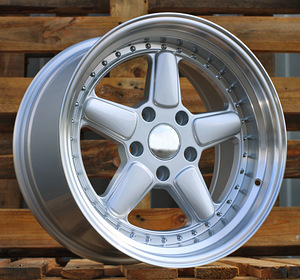 R17x7.5  5X120  ET  30  74.1  7961F  Silver+Polished Lip (SP)  For BMW  (Z5)  (AC Schnitzer Style (Front+Rear)) (1 foto / 1)