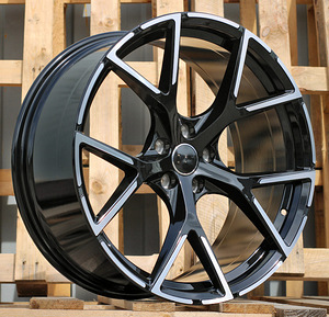 R17x7.5  5X100  ET  42  57.1  3S5997  Black Polished Half Matt (MBHM)  For AUD  (R+Z4)  (HYBRID FORGED) (1 foto / 1)