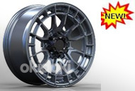 R17x8.5  6X139.7  ET  12  106.1  3S1401  Black (BL)  For 4X4