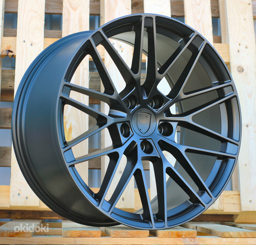 R21x8.5  5X130  ET  27  66.5  3S1324  Black Half Matt (BLHM)  For PORCH  (M)  (NEW Macan II (XAB) HYBRID FORGED Rear+Front)