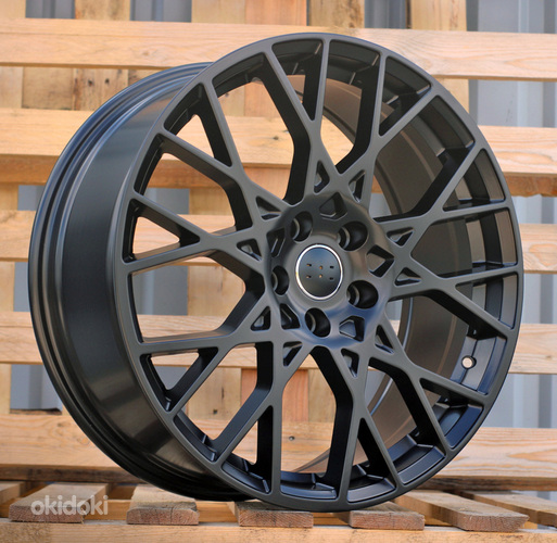 R19x8  5X112  ET  46  57.1  3S1293  Black Half Matt (BLHM)  For AUD  (K4)  (HYBRID FORGED New Model)