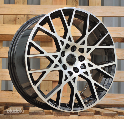 R18x8  5X112  ET  40  66.5  3S1293  (8384)  Black Polished (MB)  For AUD  (Z6)