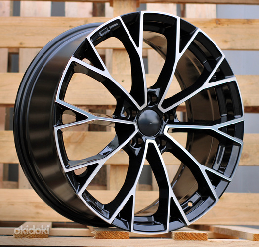 R19x8  5X112  ET  50  57.1  3S1279  Black Polished (MB)  For VW  (Z7)  (HYBRID FORGED New Model)