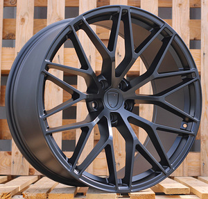 R21x9.5  5X112  ET  26  66.5  3S1067  Black Half Matt (BLHM)  For PORCH  (K4)  (HYBRID FORGED(New Macan)(Rear+Front)) (1 foto / 1)